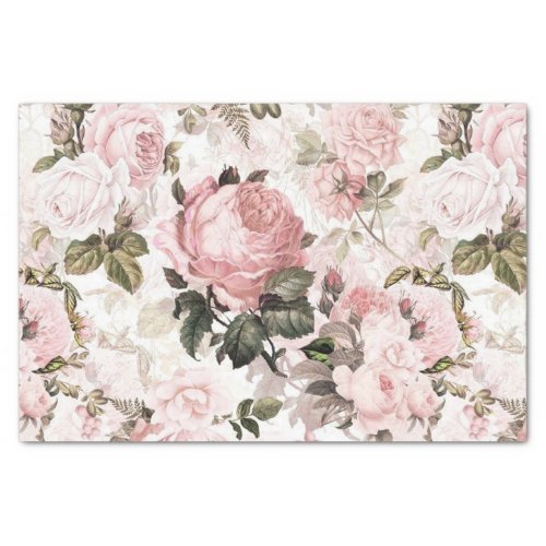 Shabby Chic Pink Series Design 9 Tissue Paper