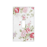 Shabby Chic Rose Floral Light Switch Cover at Zazzle