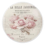 shabby chic,rustic,vintage,floral,collage,country, ceramic knob