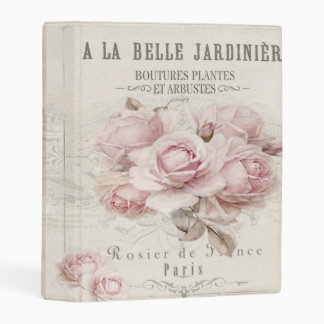 shabby chic,rustic,vintage,floral,collage,country, mini binder