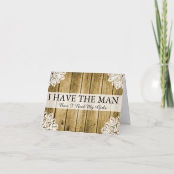 Shabby Chic Rustic Wood Bridesmaid Card by Mintleafstudio at Zazzle