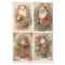 Shabby Chic Santa 4 Square 