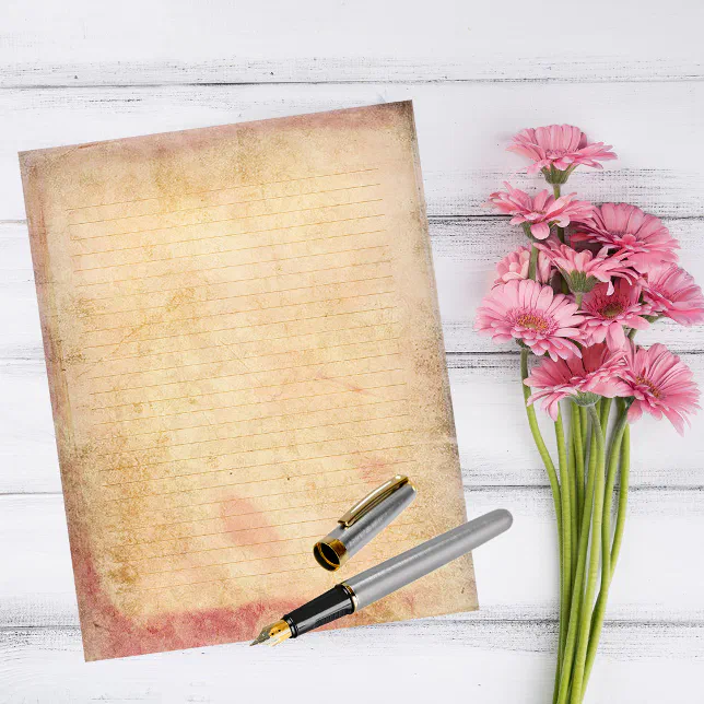 Shabby Chic Stationary Zazzle