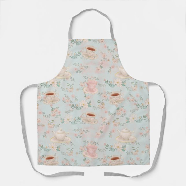 Shabby Chic Tea Party Apron (Front)