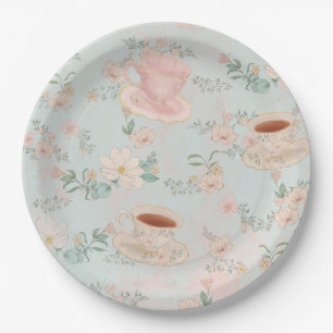 Shabby Chic Tea Party Paper Plates