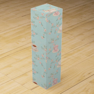Shabby chic Tea Party Wine Box