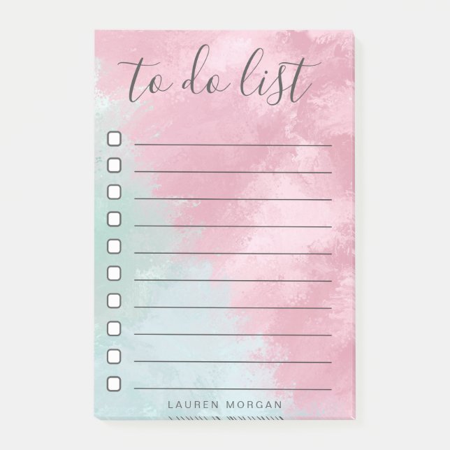 Shabby Chic | To-do list Notes (Front)