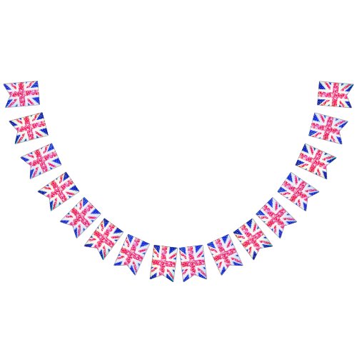 Shabby Chic Union Jack Bunting Flags