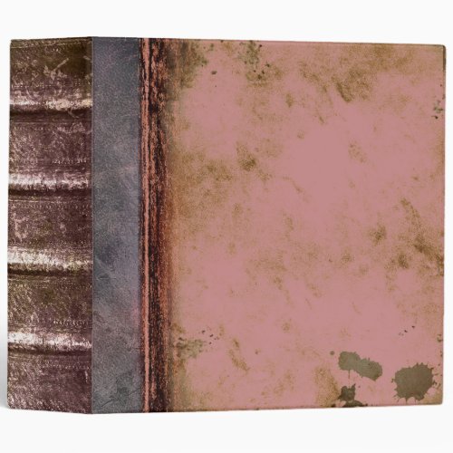 Shabby Chic Vintage Faux Leather Ancient Tome 3 Ring Binder