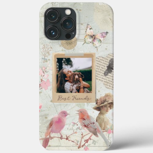Shabby Chic Vintage Personalized iPhone 13 Pro Max Case