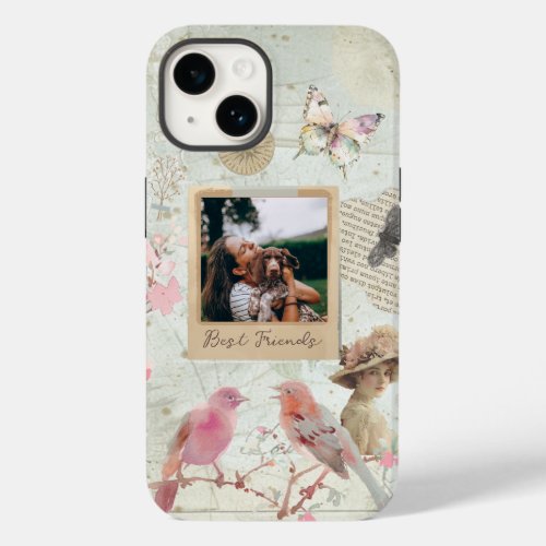Shabby Chic Vintage Personalized Case_Mate iPhone 14 Case