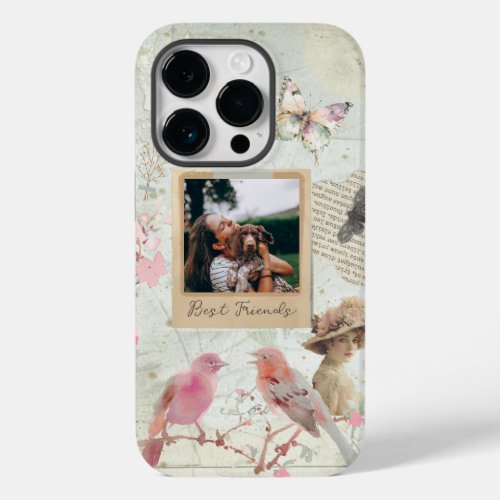 Shabby Chic Vintage Personalized Case_Mate iPhone 14 Pro Case