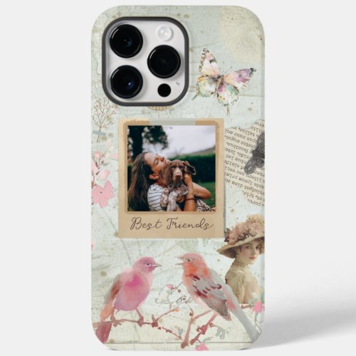 Shabby Chic Vintage Personalized Case_Mate iPhone 14 Pro Max Case