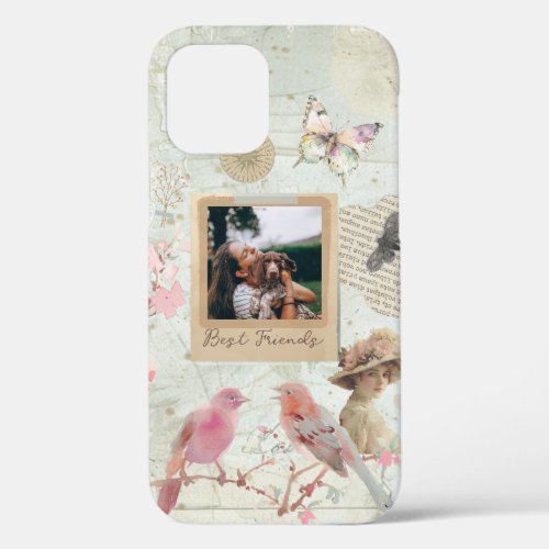 Shabby Chic Vintage Personalized iPhone 12 Case