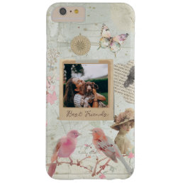 Shabby Chic Vintage Personalized Barely There iPhone 6 Plus Case