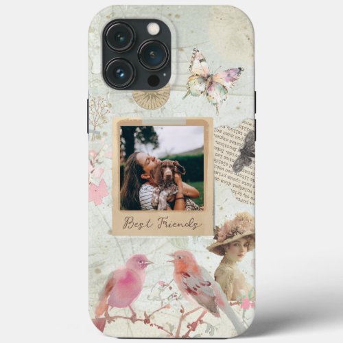 Shabby Chic Vintage Personalized iPhone 13 Pro Max Case
