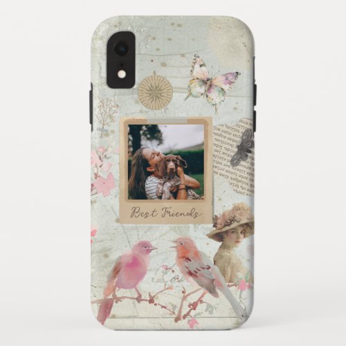 Shabby Chic Vintage Personalized iPhone XR Case