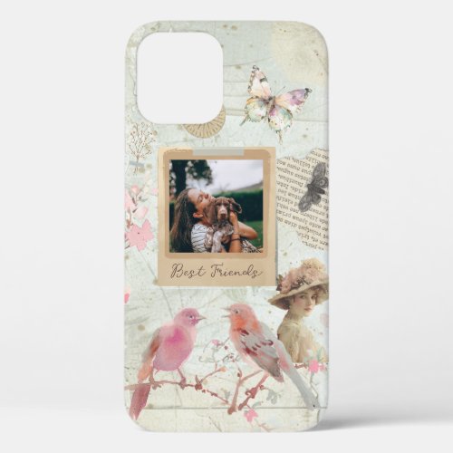 Shabby Chic Vintage Personalized iPhone 12 Pro Case