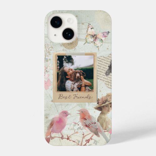 Shabby Chic Vintage Personalized iPhone 14 Case