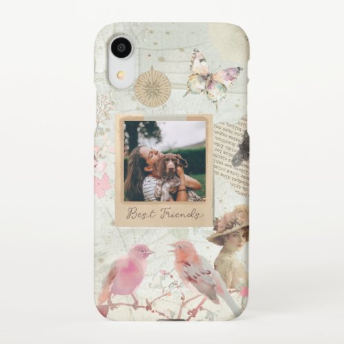 Shabby Chic Vintage Personalized iPhone XR Case