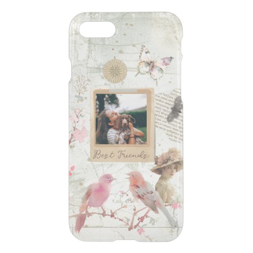 Shabby Chic Vintage Personalized iPhone SE87 Case