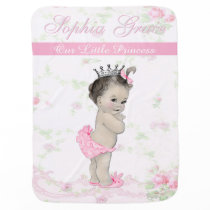 Shabby Chic Vintage Pink Princess Girl Baby Swaddle Blanket Shabby Chic Vintage Pink Princess Girl Baby Swaddle Blanket