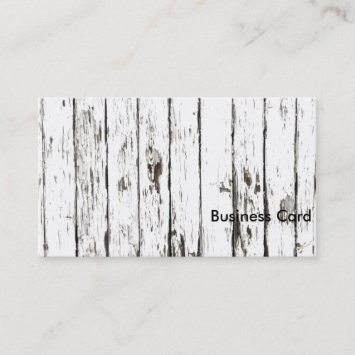 Shabby Chic Weathered Board Business Card