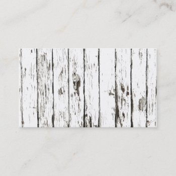 Shabby Chic Weathered Board Business Card by KraftyKays at Zazzle