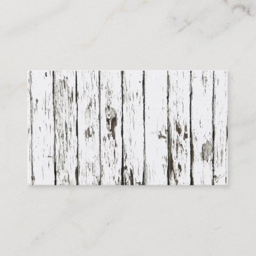 Shabby Chic Weathered Board Business Card