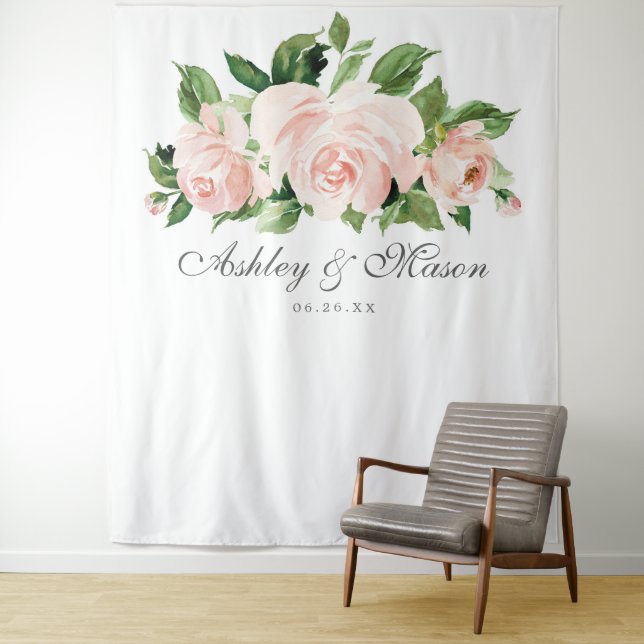Shabby Chic Wedding Backdrop Photo Booth (In Situ)