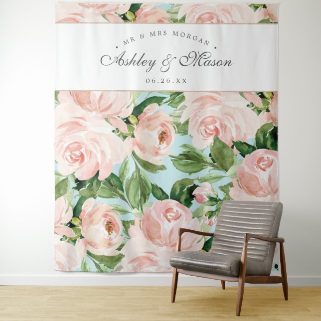 Shabby Chic Wedding Backdrop Photo Booth (In Situ)