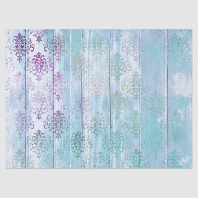 Shabby Chic Wood Series Design 2 Tissue Paper (Front)