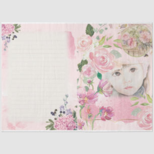 Shabby Chic Writing Series Design 1 Tissue Paper