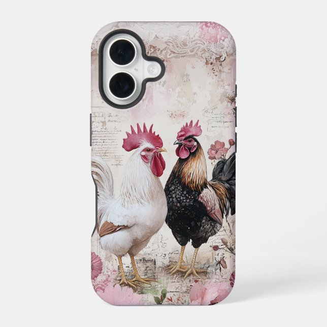 Shabby Chick Pink iPhone Case (Back)
