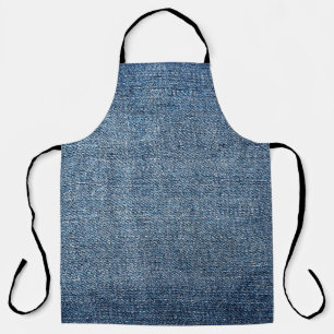 Shabby denim texture for background. Blue jeans Apron