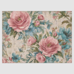 Shabby Floral Tissue Paper
