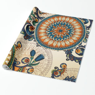 Shabby Flowers multicolors Wrapping Paper