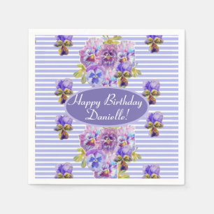 Shabby Pink Rose Floral Tea Party Cake Favour Box Napkins