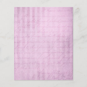 Shabby Pink Striped Scrapbook Paper