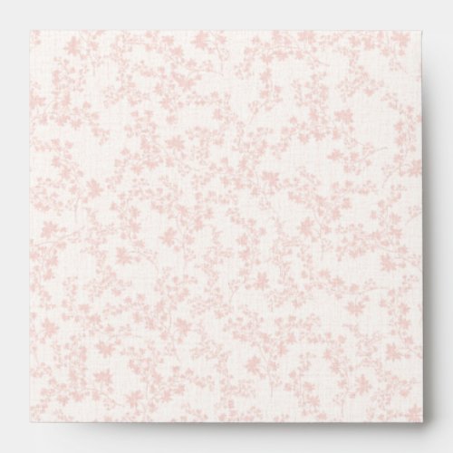 Shabby Pink Victorian Style Wedding Envelope