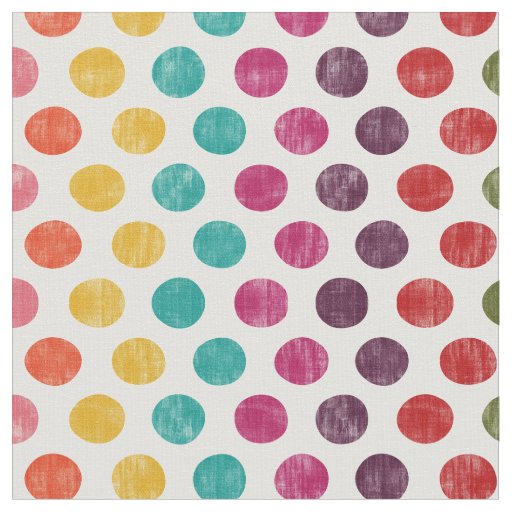 Shabby |Polka Dots |Mid century modern Fabric