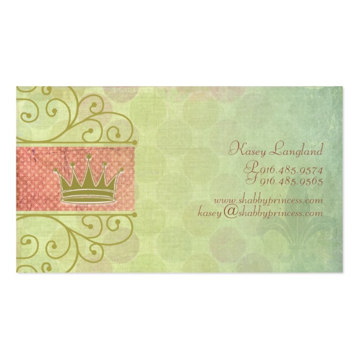 Shabby Princess Business Cards