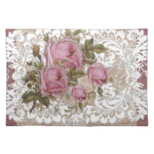 Shabby Rose Place Mat