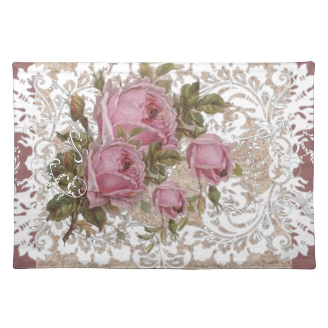 Shabby Rose Place Mat (Front)