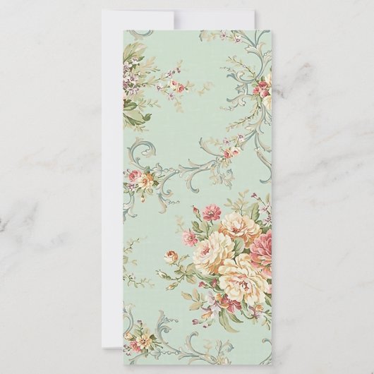 Shabby Rustic Chic Price Right Baby Shower Game (Back)