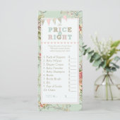 Shabby Rustic Chic Price Right Baby Shower Game (Standing Front)