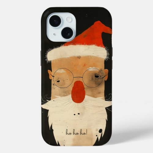 Shabby Santa iPhone 15 Case