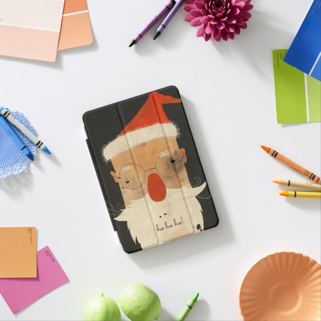 Shabby Santa iPad Mini Cover (In Situ)
