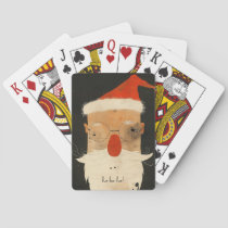 Shabby Santa Poker Cards