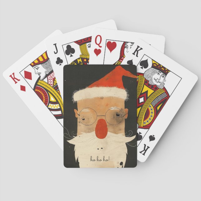 Shabby Santa Poker Cards (Back)